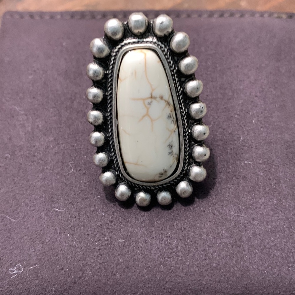 Man made stone ring